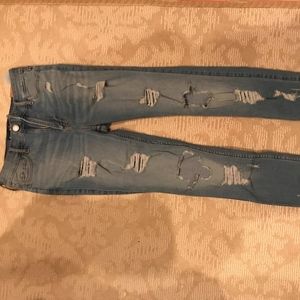 Ripped Light Wash Jeans